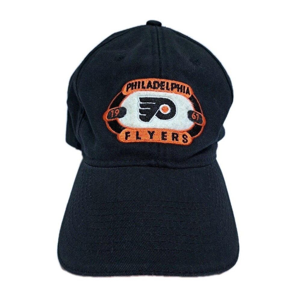 Philadelphia Flyers Vintage Retro Hat Cap Black Strapback NHL Hockey 1967
